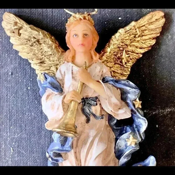 Vintage Trumpet Angel Ornament - Picture 4 of 9